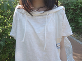 bolt hood tee