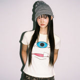 Twister Homage Angel Tee - Lemon
