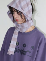 LUCKY SWEATSHIRT (DUST PURPLE)