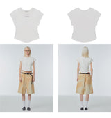 Logo-embroidered slim T-shirt