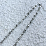 シルバー ループ リンク ネックレス