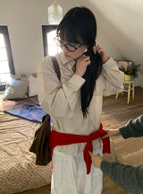リコフリルVネックニットカーディガン
