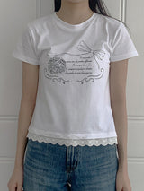 リボンフェンスTシャツ