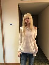 シアーフローニット