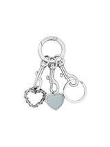 NO.609 [BURNISH] SPIKY HEART KEY RING