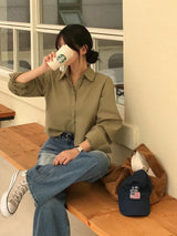 [BELLIDE MADE] 7 colors, daily standard cropped shirt