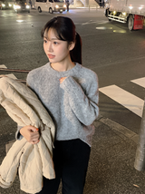 CM ソフトウールラウンドニット (5color)