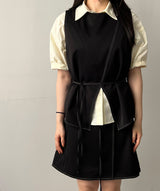 Leon Poplin Roll-up Short Sleeve Shirt