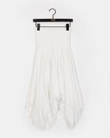 Slut lipped unbalanced cancan midi skirt