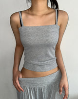 Scanny Square Layered Basic Cami Top 4color