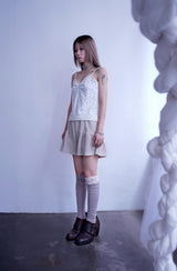 ブルーム フリル ショーツ(Beige Gray)