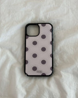 [MADE]Pink polka dot epoxy bumper case