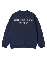 25FW BASIC LOGO NAPPING SWEATSHIRT DARK NAVY