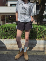 フットボールスポーティージャージー半袖Tシャツ