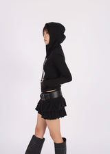 RIB SLIM HOOD ZIP-UP