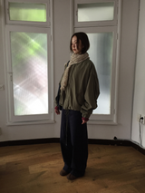 Bell half-neck peach field jacket (4color)