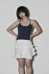 frill skirt (white)