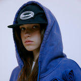 Plain Logo Ball Cap (NAVY)