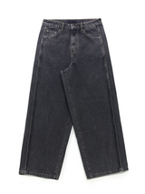 Beldin ピンタックワイドデニムパンツ S M L (2 Colors)