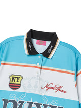 STRIPE POLO SHIRTS (BLUE)