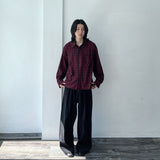 Classic Vintage Red & Black Plaid Shirt