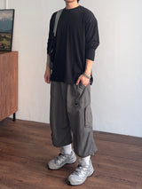 Strap Utility Nylon Bermuda Pants (3color) (No.968)