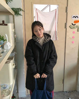 Hanfree Check Long Padding Jumper