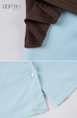 Mint Brown Layered T-shirt