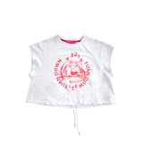 CROP TIGER FACE SLEEVELESS MTM (FOR WOMAN)_SYS4TS51LG