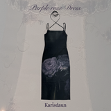 Purple rose Dress