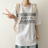 BonBon Lettering Short Sleeve T-shirt 