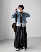 Frayed Crop Denim Jacket