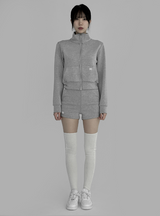 [mnem] core comfort zip-up (gray)