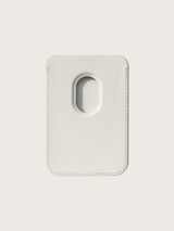 ロックンロールカセット magsafe レザーポケットウォレット (ホワイトカラー)