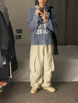 Daily Cargo String Balloon Wide Pants 3C