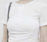 Rubina バートンアンバランスTシャツ