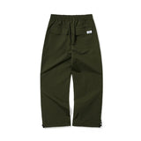 BASIC LOGO WIDE TRACK PANTS KAHKI