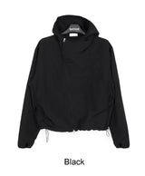 Rippen diagonal zipper windbreaker