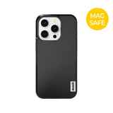 【MADE】マットブラック ピュアホワイト iPhoneケース [Matte Glass/Magsafe]