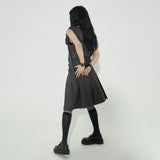 PROPELLER SKIRT: CHARCOAL