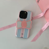 [MADE] ミラートック_ビッグピンクリボンミラートック_マグセーフスマートトック