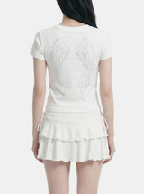 エンジェルラウンドネックTシャツ