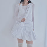 rivet cross bag (white)