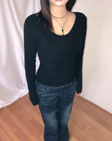 rose ribbed T