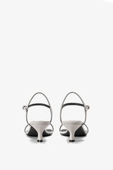 KITTEN STRAP SANDAL IN WHISPER WHITE