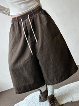 Nike Pigment Basic Belt Wide Balloon Bermuda Shorts 5color