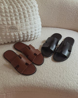 Odi Cowhide Handmade Slippers