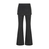 Livia Layered Skirt Flare Pants