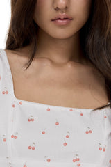 Cherry cup dress