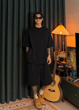 Light One-Tuck Bermuda Shorts 4COLOR